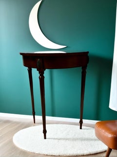 Set of 2 Half moon contemporary console tables