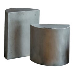Set Of 2 Half Moon Side Tables by Mylene Niedzialkowski