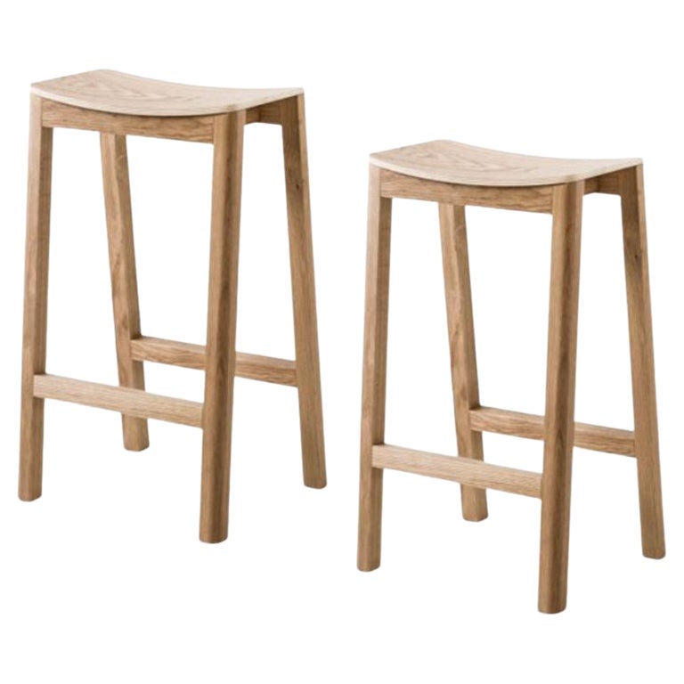 Set of 2, Halikko Bar Stools by Made by Choice For Sale