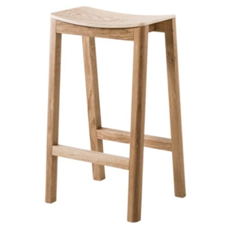 Contemporary Set of 2, Halikko Bar Stools, Tall by Made by Choice For Sale