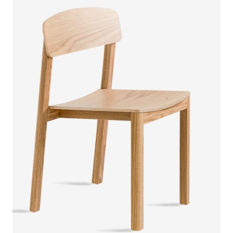 Chêne Ensemble de 2 chaises de salle à manger Halikko par Made by Choice en vente