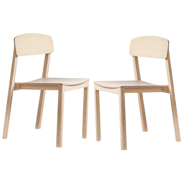 Ensemble de 2 chaises de salle à manger Halikko par Made by Choice en vente