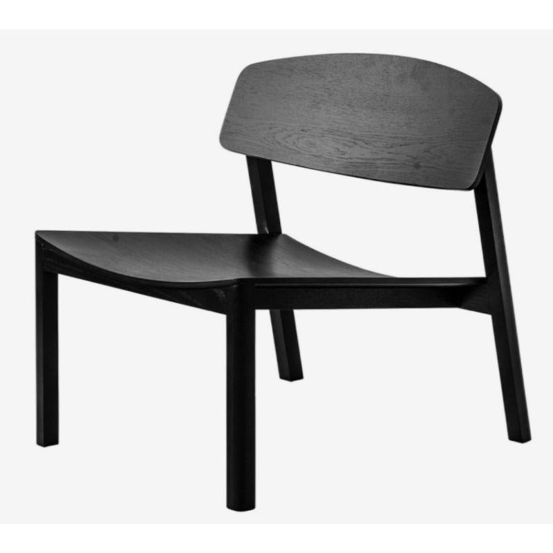 Contemporary Set of 2, Halikko Launge, Black by Made by Choice For Sale