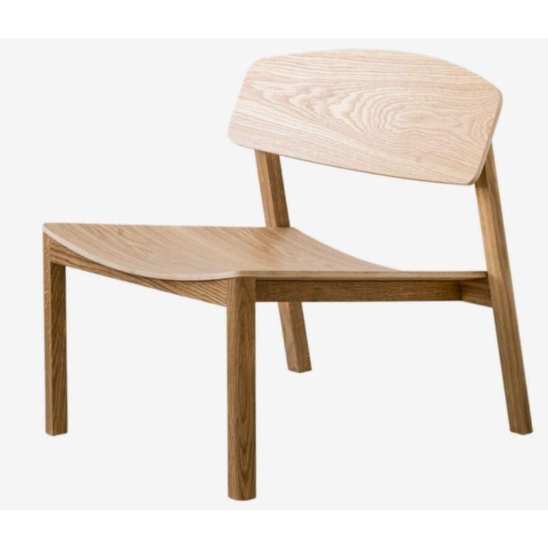 Contemporary Set of 2, Halikko Launge, Oak by Made by Choice For Sale