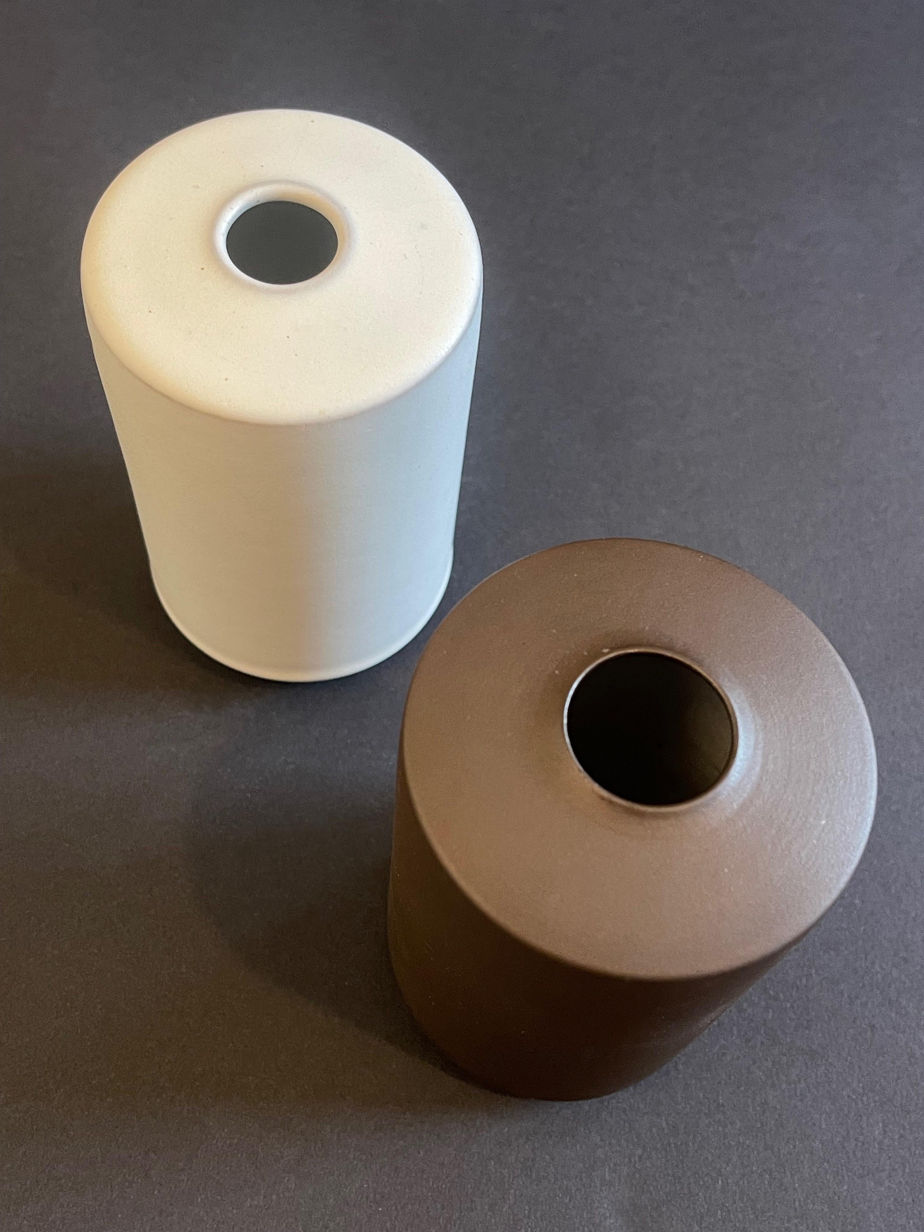 Juego de 2 jarrones de gres de Hameln, estilo Bauhaus, Delius, Alemania Alemán en venta
