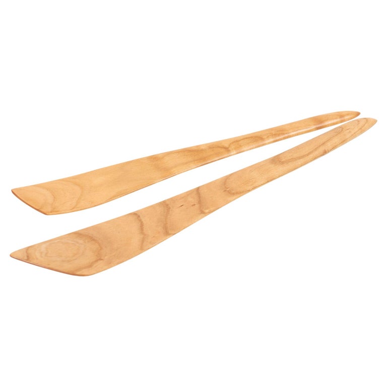 Set of 2 HandCrafted Cooking Spatula by Hokuto Sekine, Japan 2021 For