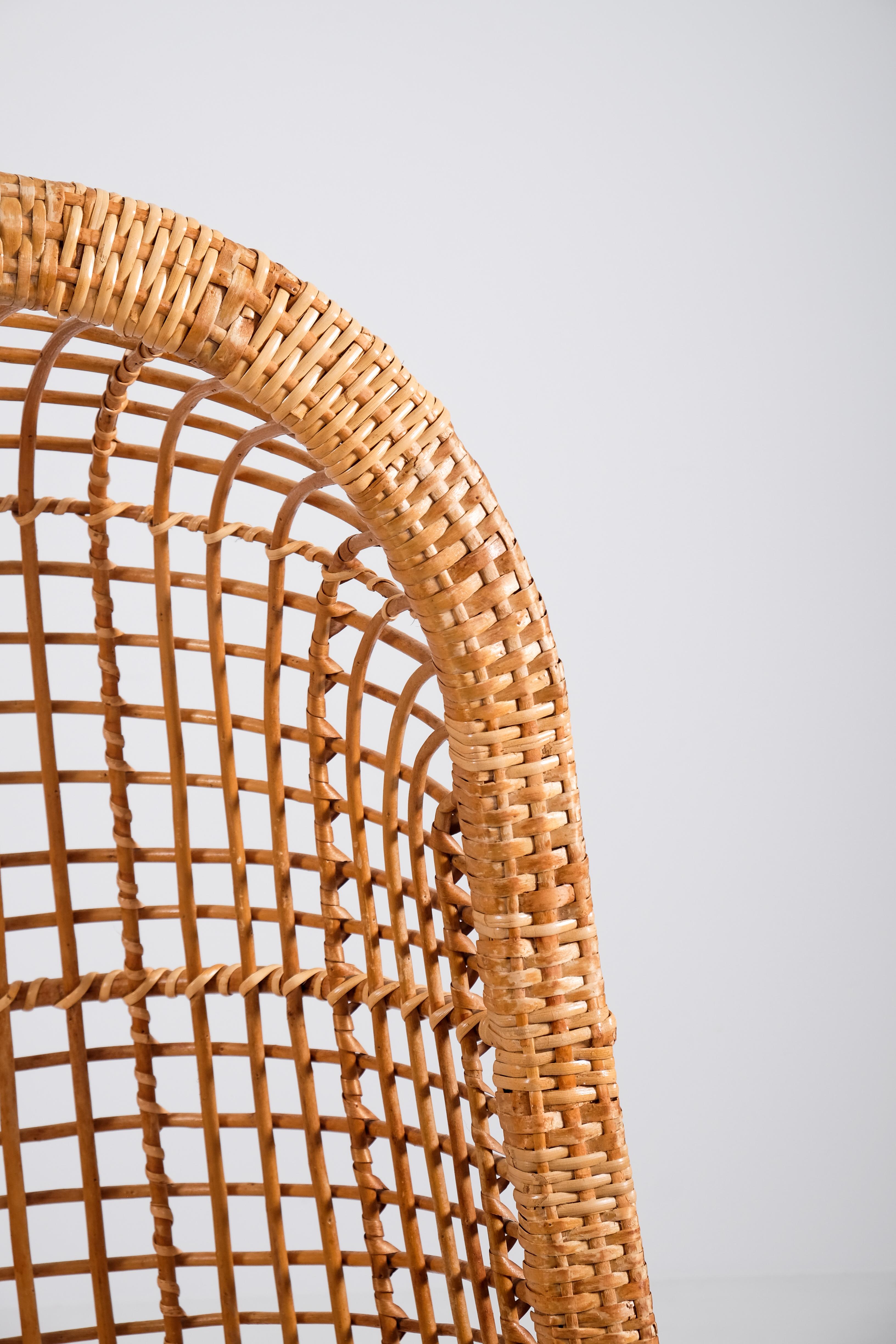 Set of 2 hanging chairs, Brazil, 1960s 4