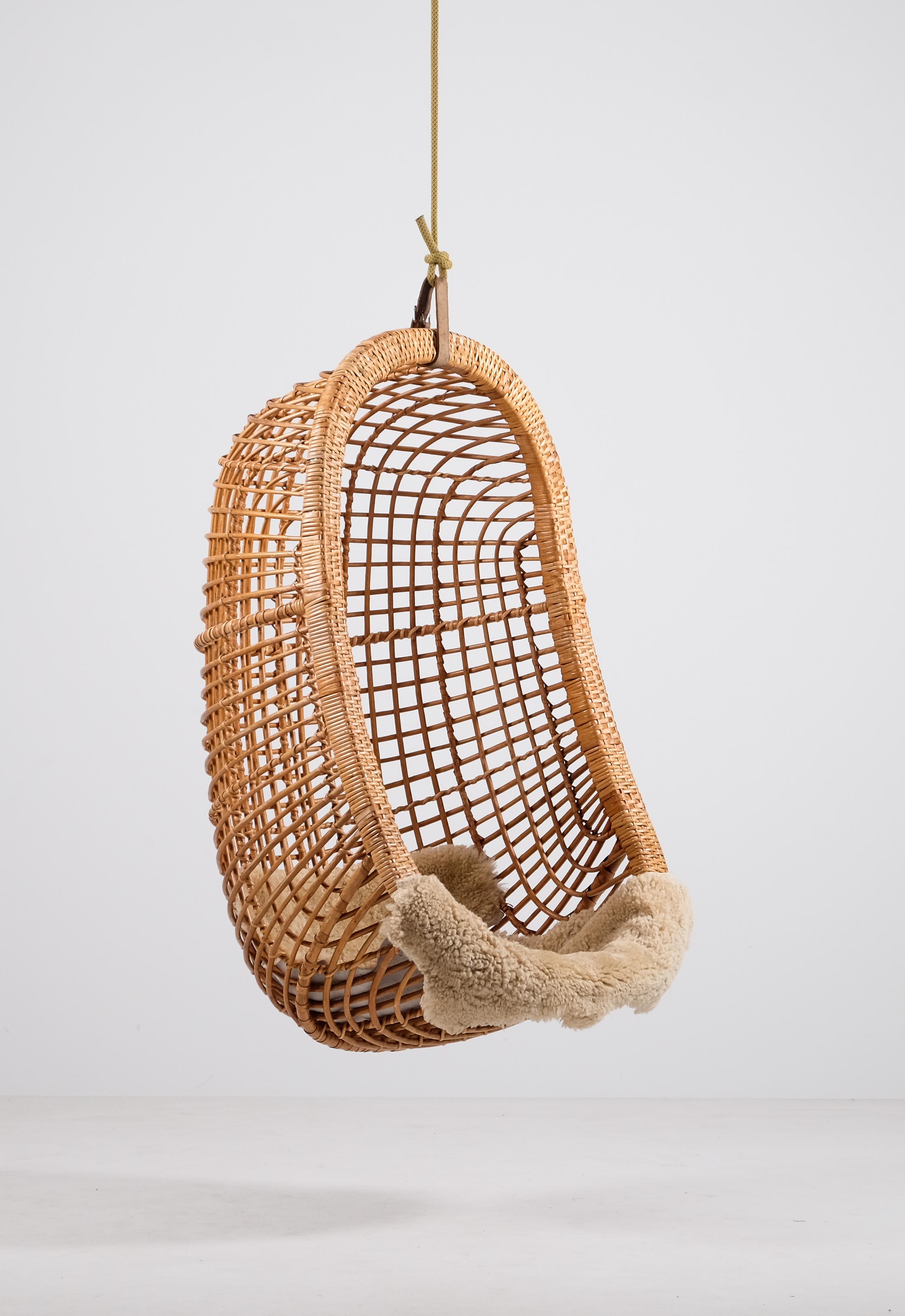 Swedish Set of 2 hanging chairs, Brazil, 1960s