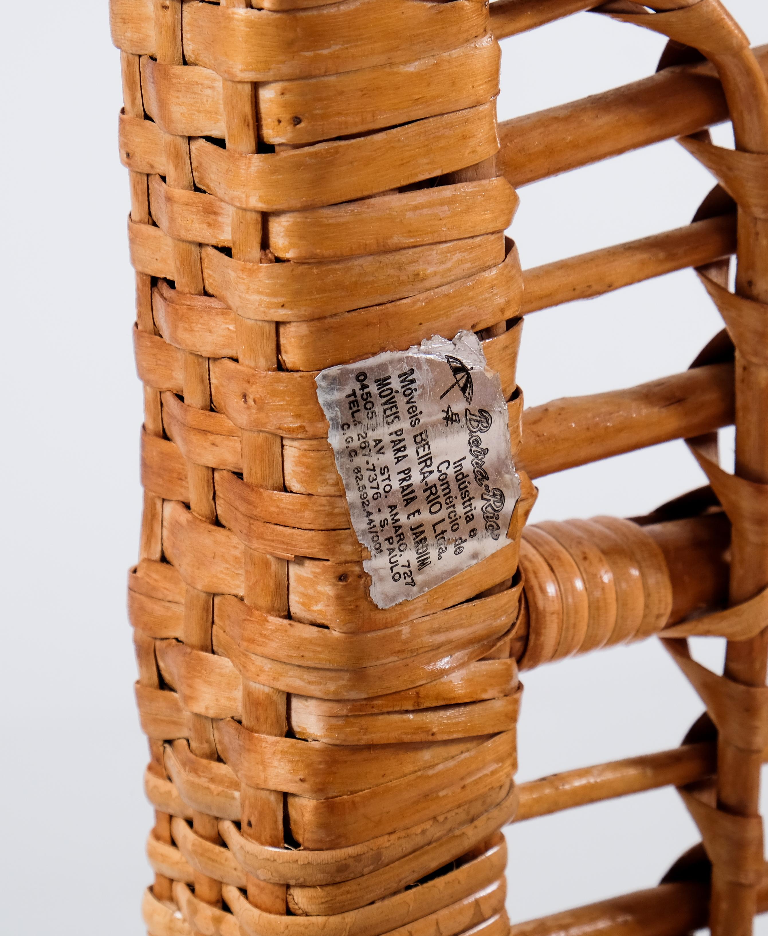 Set of 2 hanging chairs, Brazil, 1960s In Good Condition In Stockholm, SE