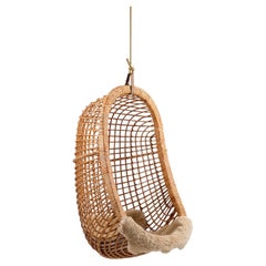 Set of 2 hanging chairs, Brazil, 1960s