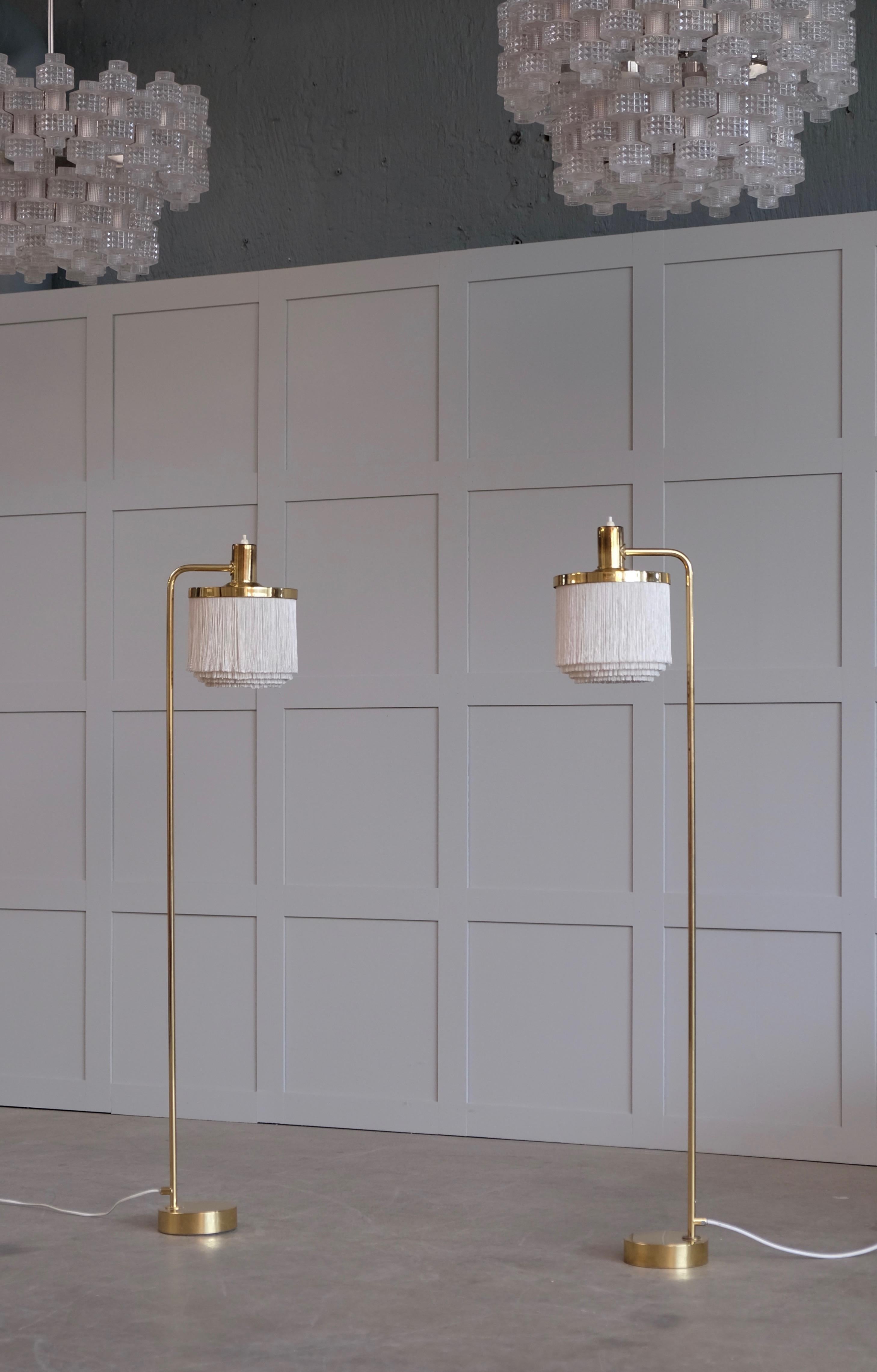 Scandinave moderne Ensemble de 2 lampadaires Hans-Agne Jakobsson, modèle G-109, années 1960