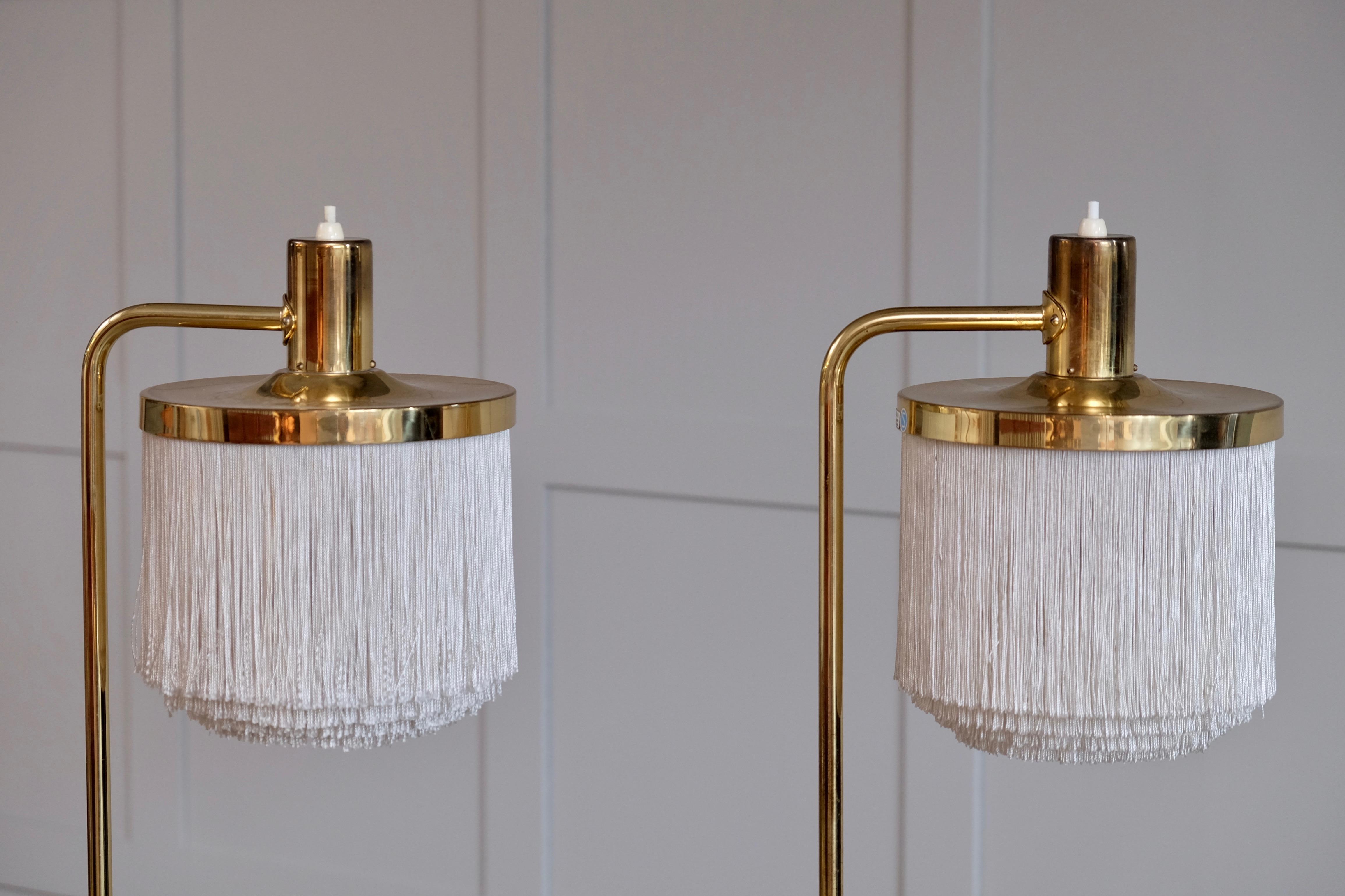 Suédois Ensemble de 2 lampadaires Hans-Agne Jakobsson, modèle G-109, années 1960