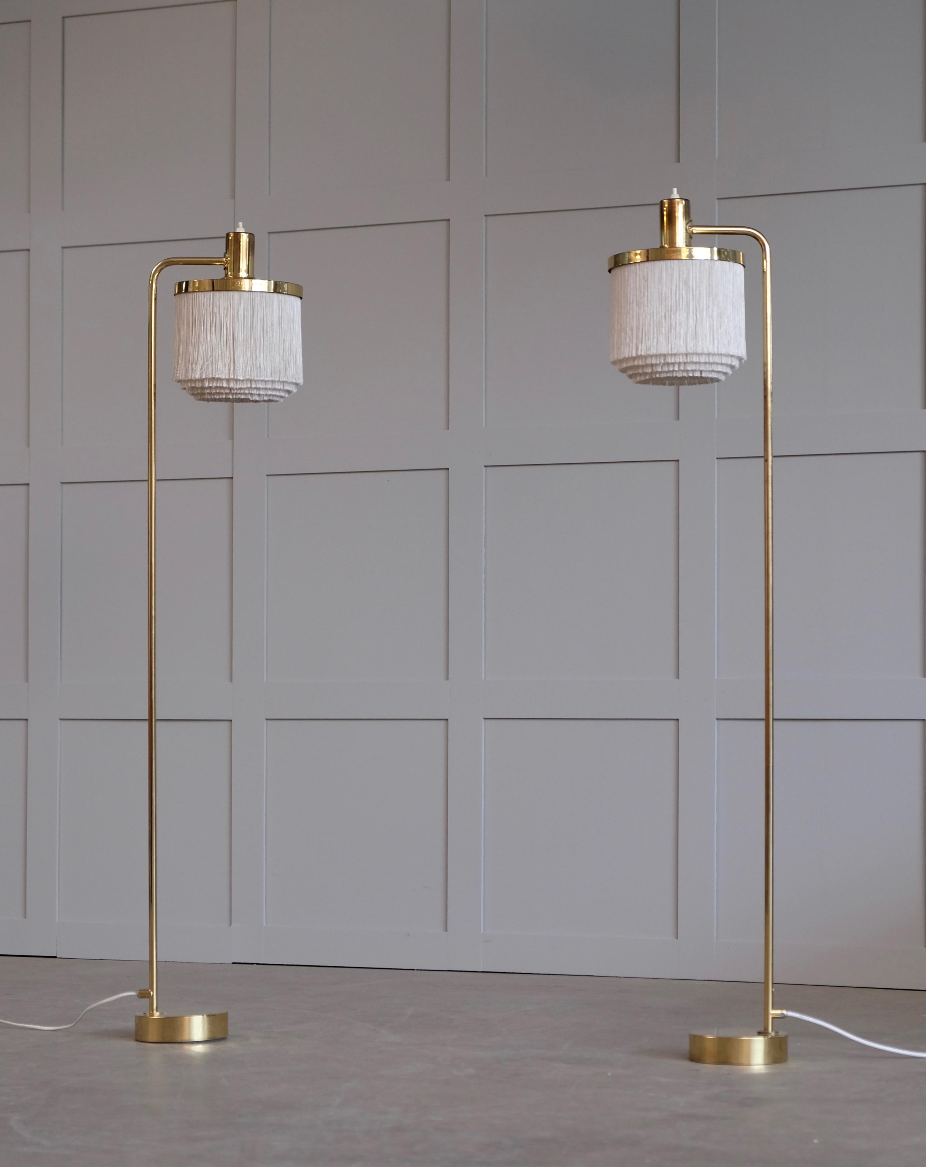 Set of 2 Hans-Agne Jakobsson Floor Lamps Model G-109, 1960s 2