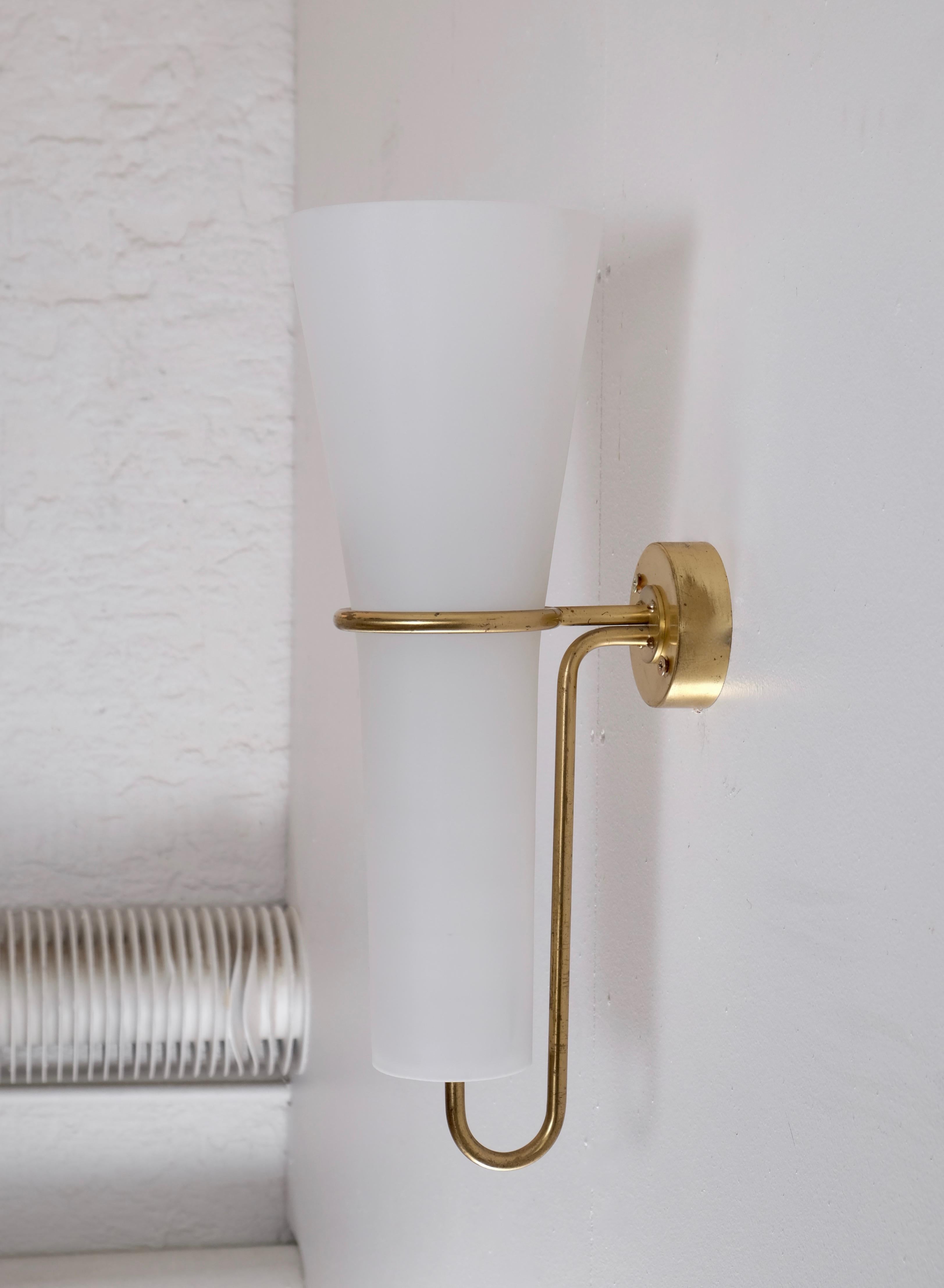 Mid-20th Century Set of 2 Hans-Agne Jakobsson Wall Lights, 1950s For Sale