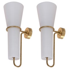 Set of 2 Hans-Agne Jakobsson Wall Lights, 1950s
