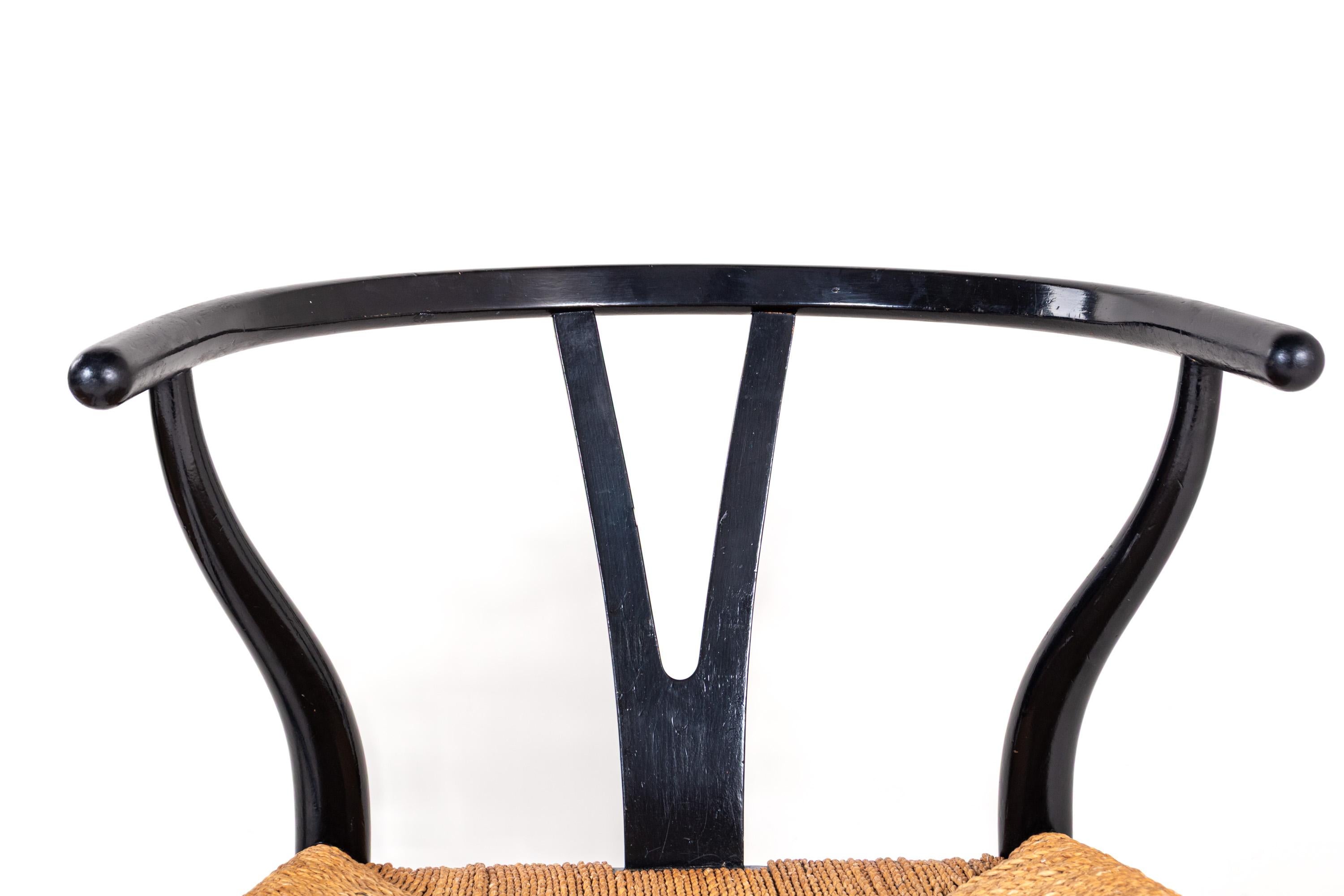 Ensemble de 2 chaises Hans Wegner CH24 Wishbone en vente 3