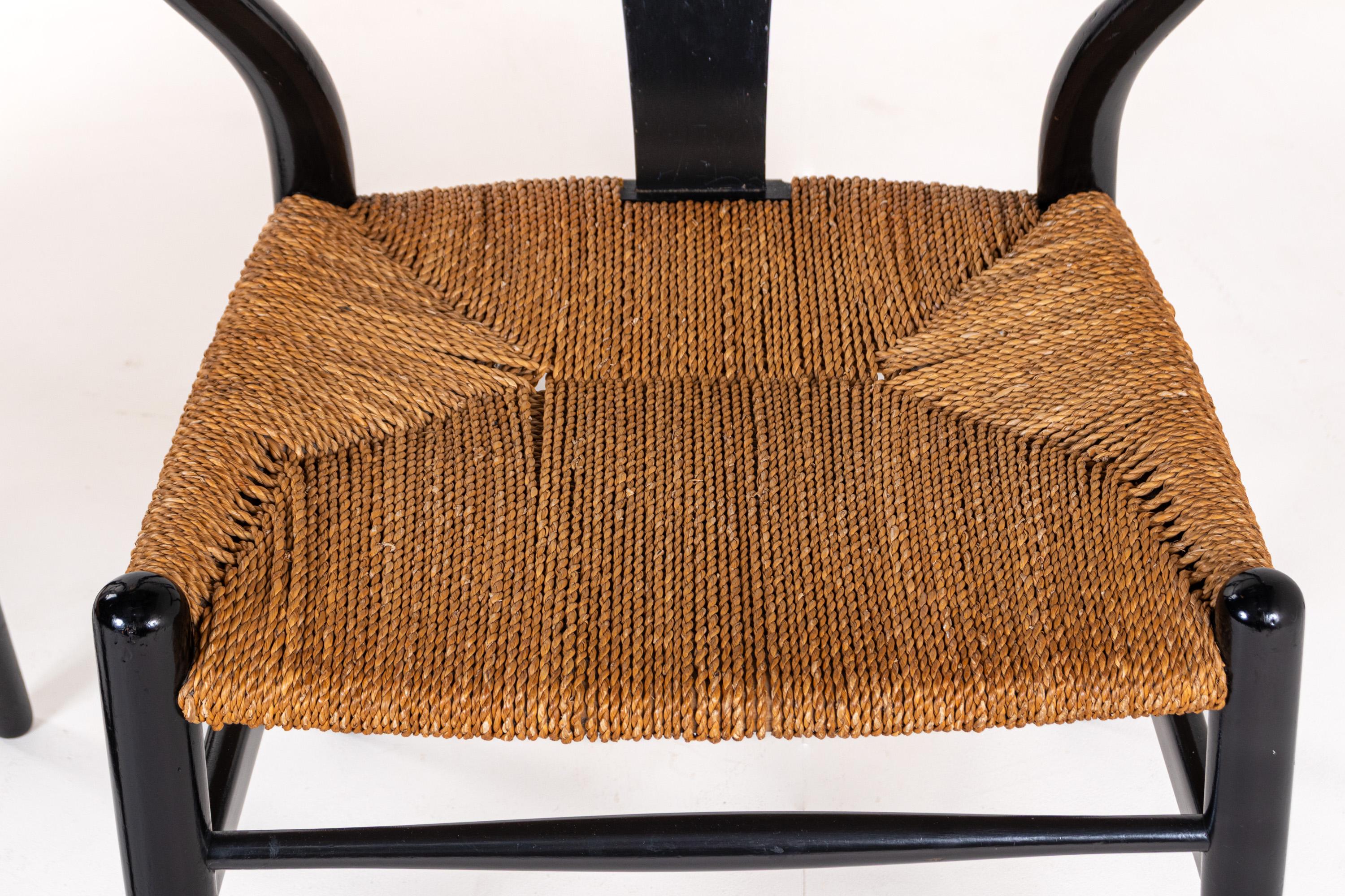 Ensemble de 2 chaises Hans Wegner CH24 Wishbone en vente 1