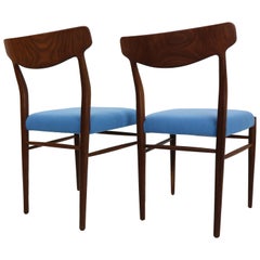Set of 2 Harry Østergaard Teak Chairs, Denmark, 1960s