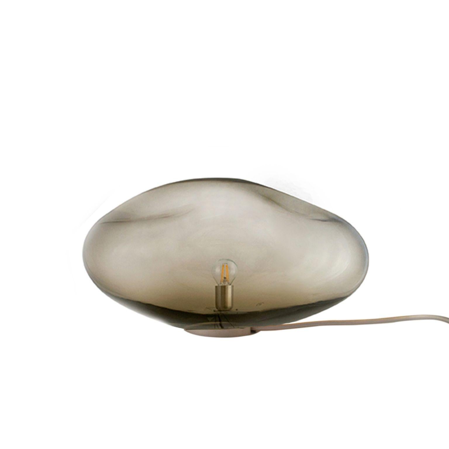 2er-Set Haumea Amorph Silber Rauch M/L-Anhänger von Eloa im Angebot 2