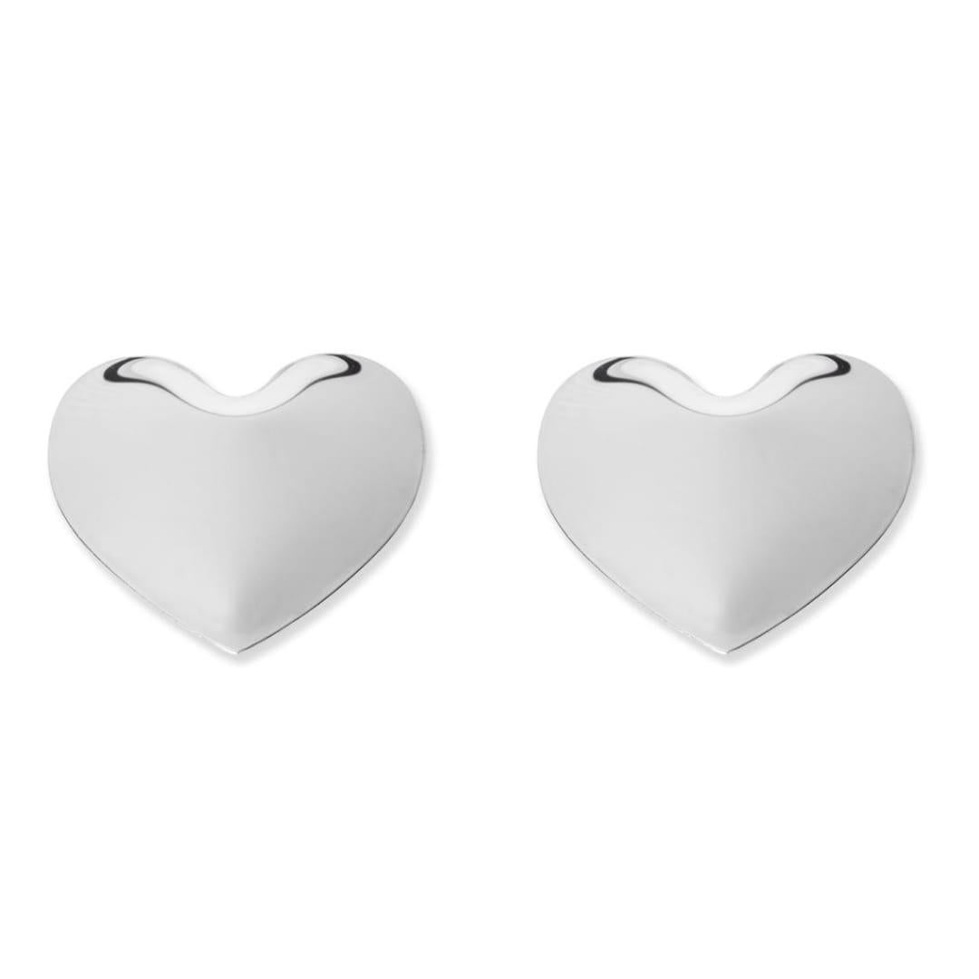 Set of 2 heart inflated hangers by Zieta
Dimensions: Ø 10 x H 10 cm.
Materials: polished stainless steel.

Growing love 
Heart combines art and heat. A tiny DIY object that reveals its magical features when immersed in warmth. It offers a