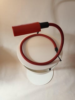 Ensemble de 2 lampes serpent Hebi de Isao I. Hosoe pour V. Luce  Design italien 1982