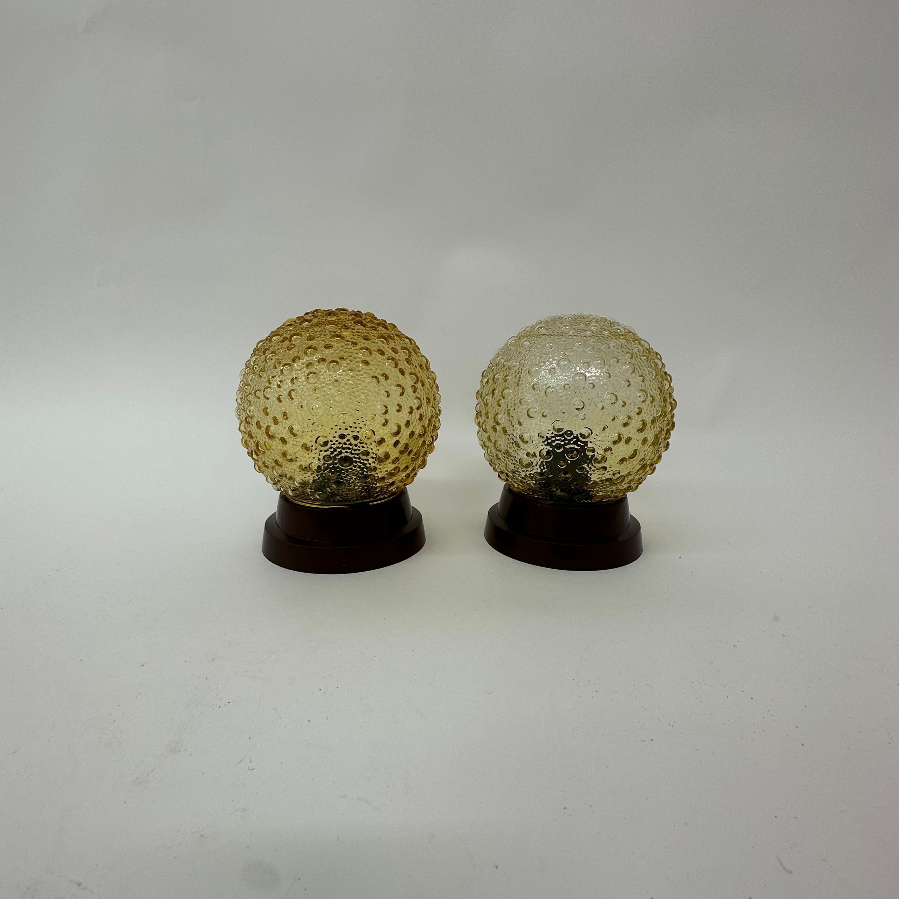 Set of 2 Helena Tynell bubble ceiling lamps , 1970’s For Sale 3