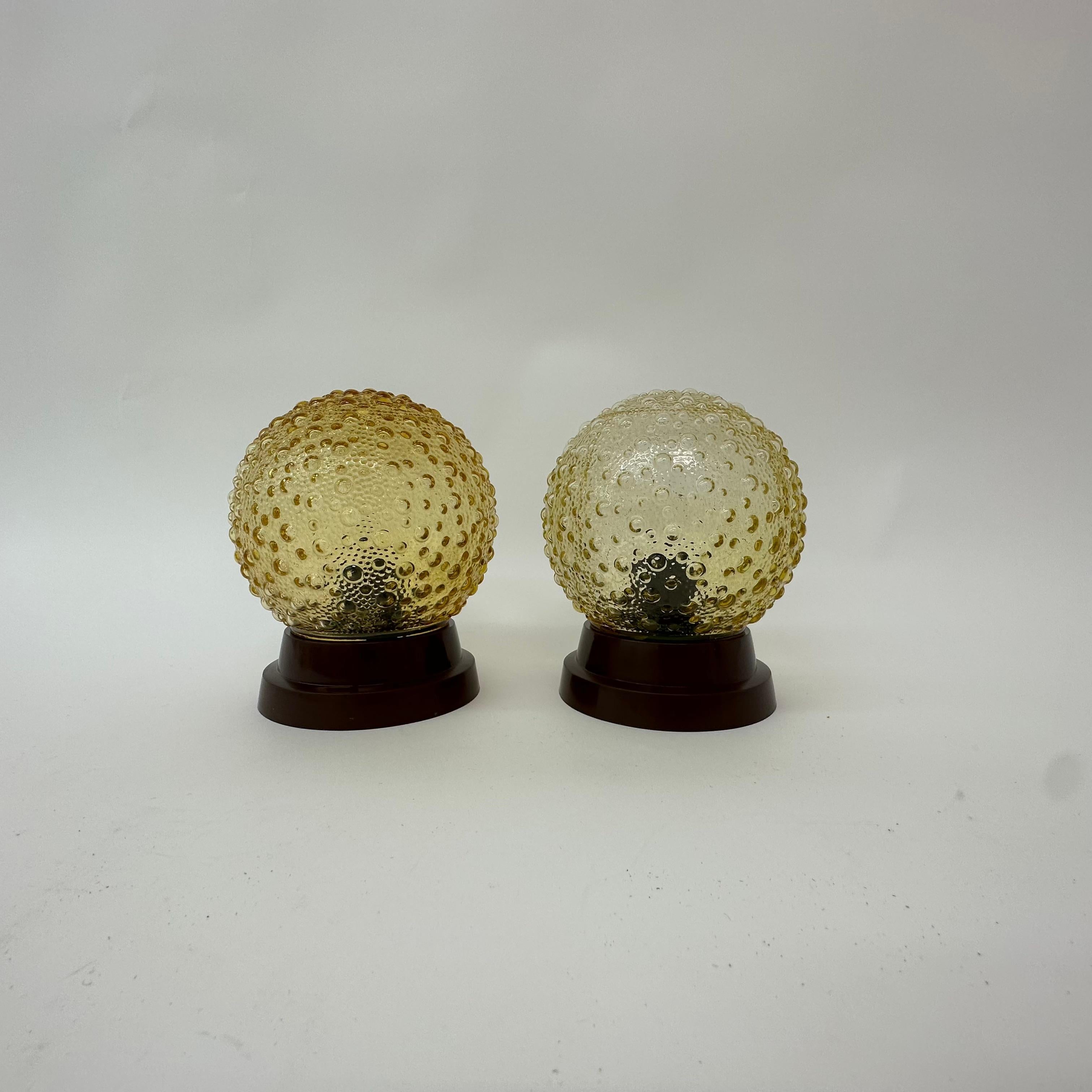 Set of 2 Helena Tynell bubble ceiling lamps , 1970’s For Sale 5