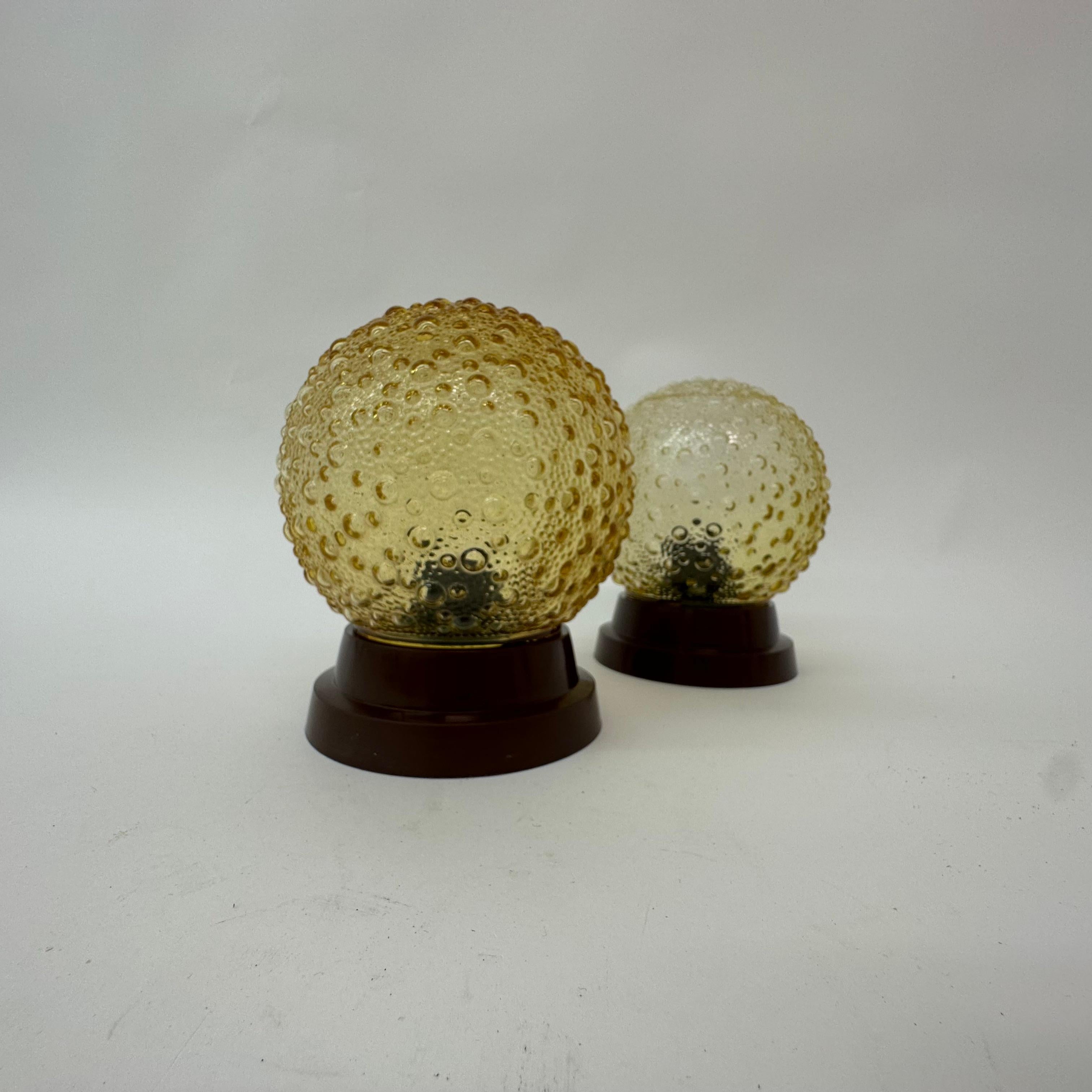 Late 20th Century Set of 2 Helena Tynell bubble ceiling lamps , 1970’s For Sale