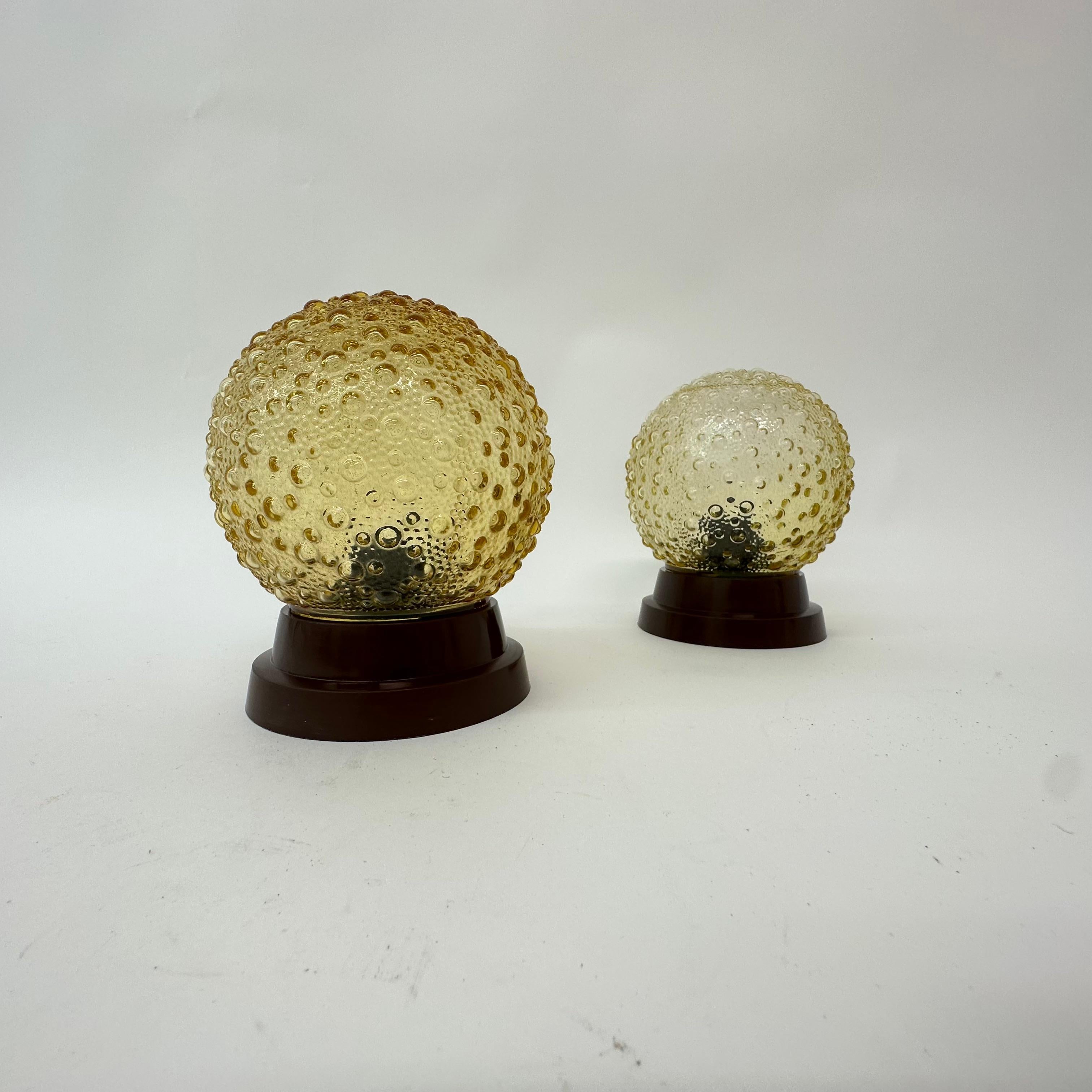 Set of 2 Helena Tynell bubble ceiling lamps , 1970’s For Sale 1