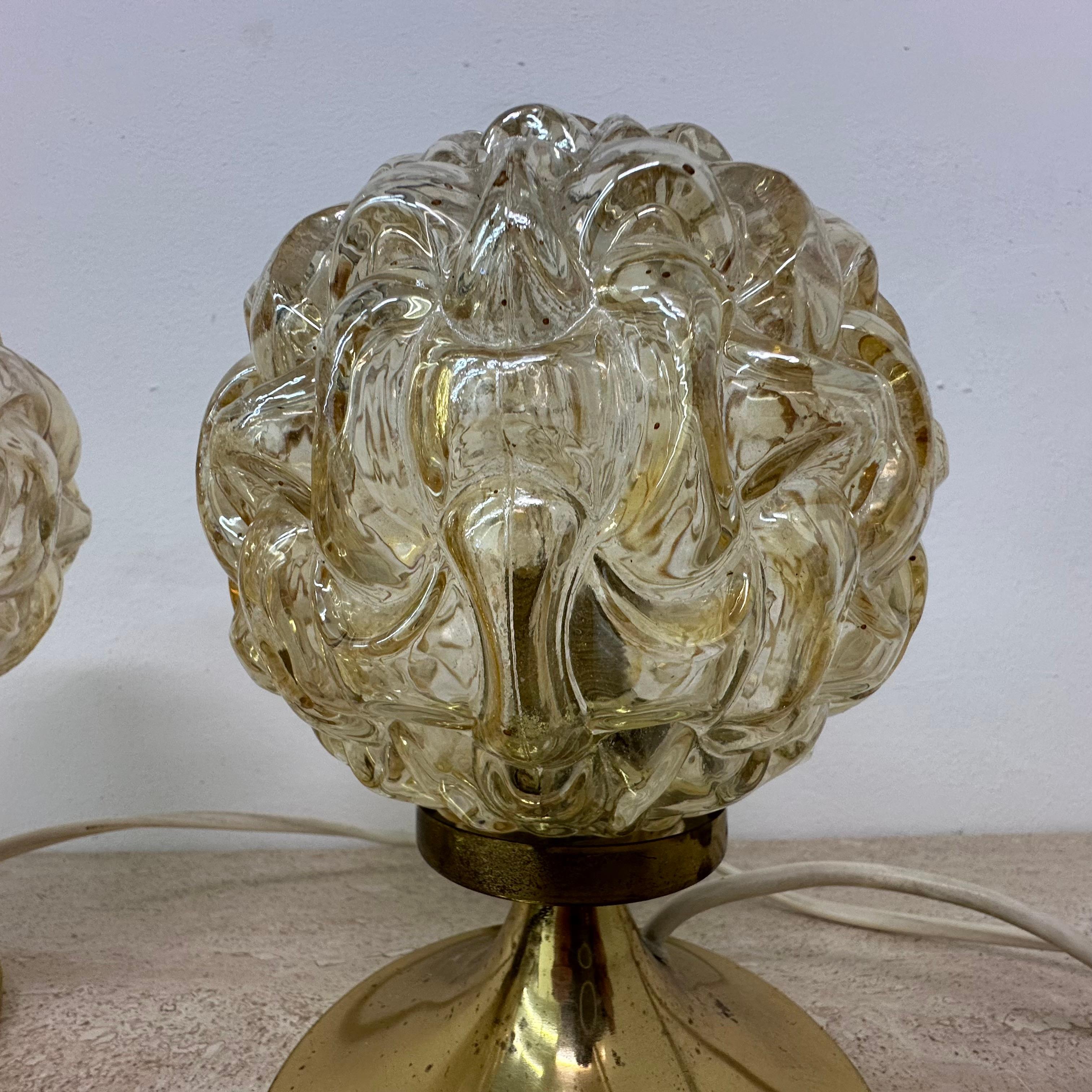 Ensemble de 2 lampes de table à bulles Helena Tynell, 1970 4