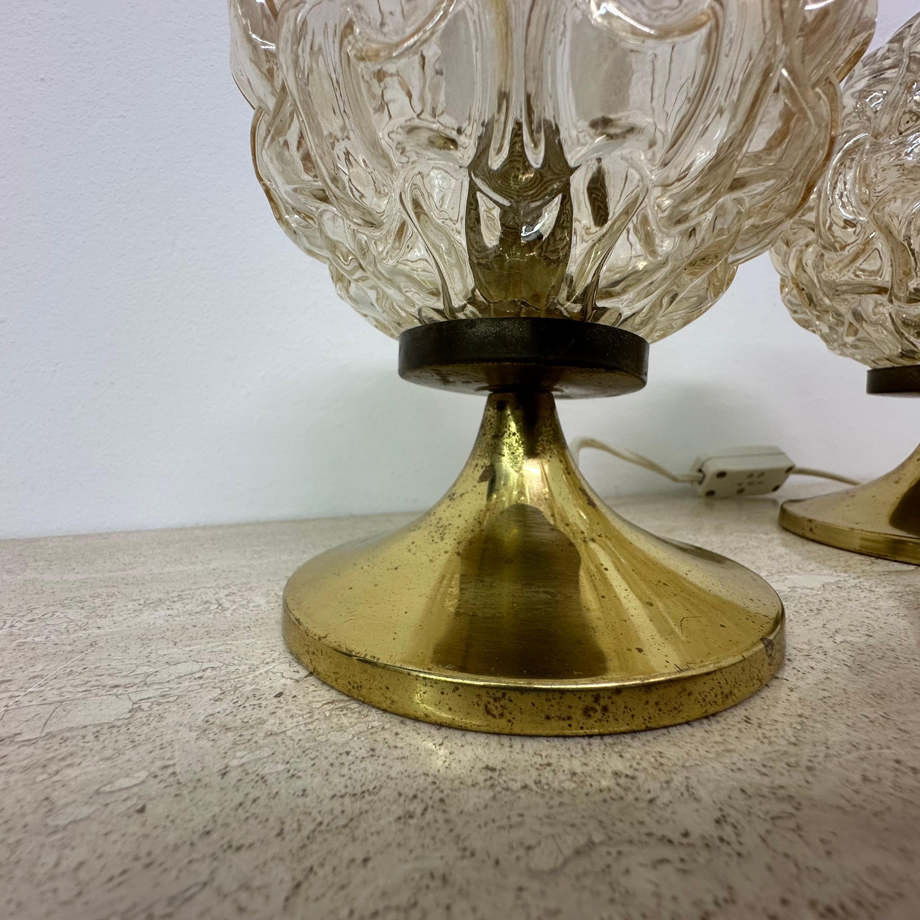 Ensemble de 2 lampes de table à bulles Helena Tynell, 1970 6