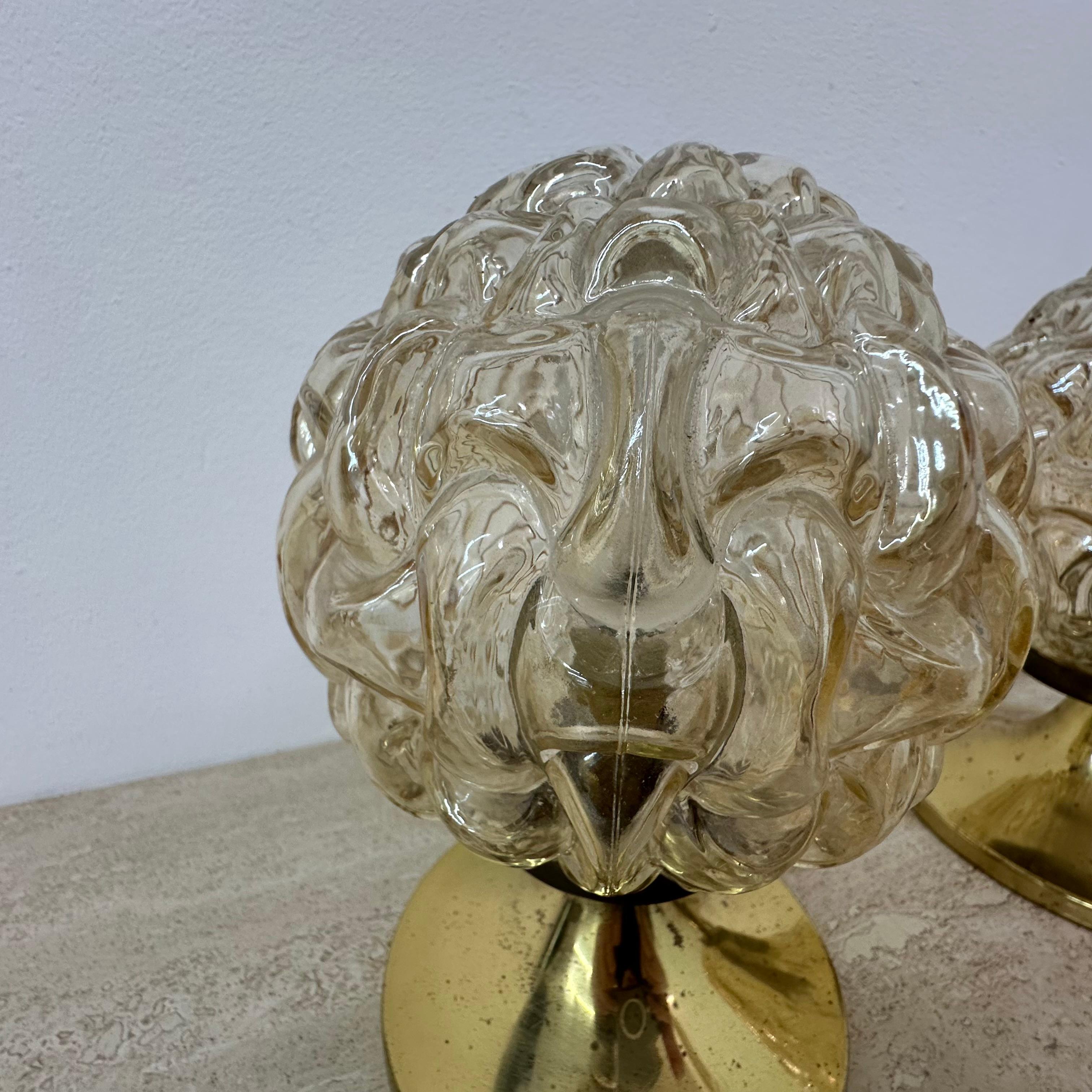 Set of 2 Helena Tynell bubble table lamp , 1970s 10