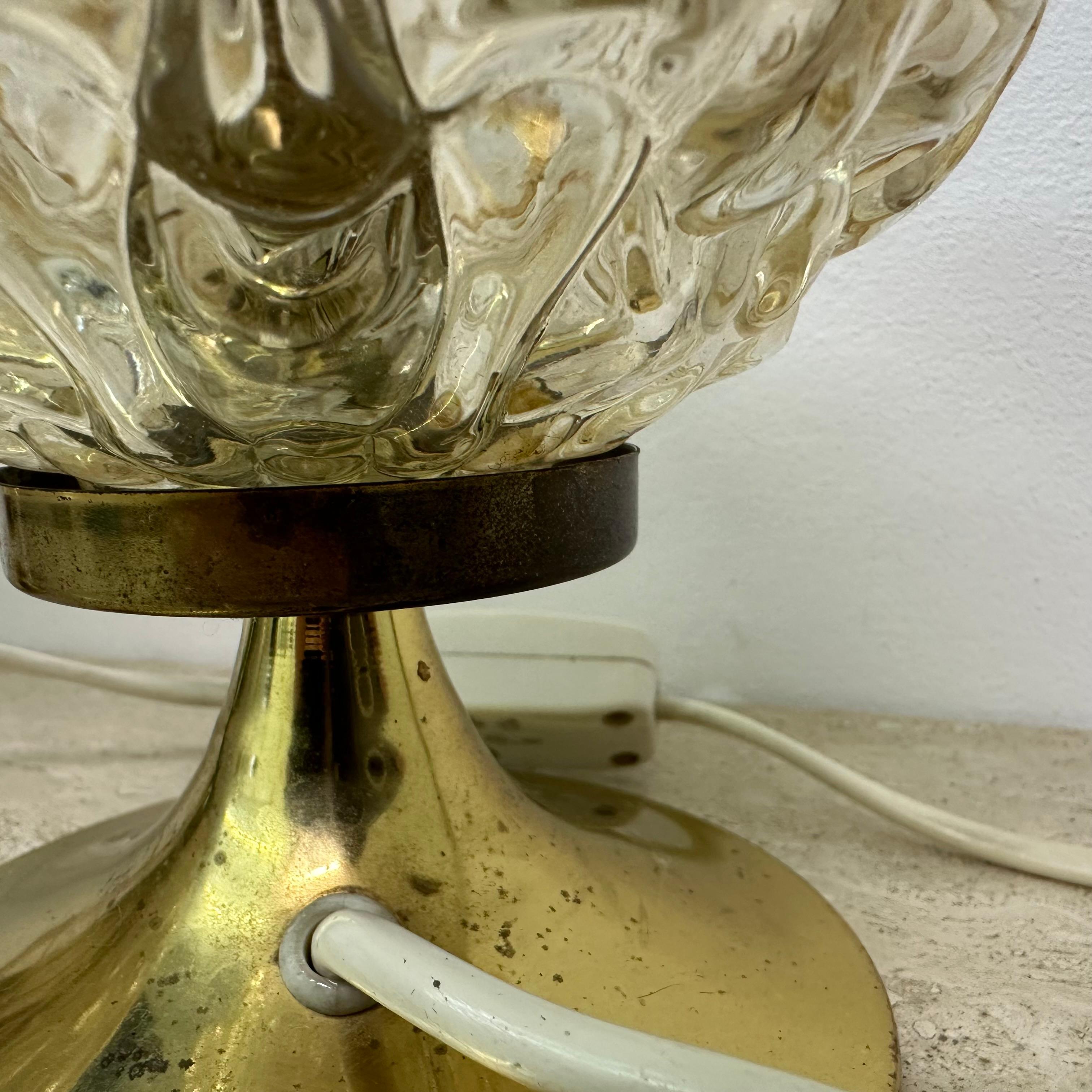 Set of 2 Helena Tynell bubble table lamp , 1970s 12