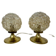 Set of 2 Helena Tynell bubble table lamp , 1970s