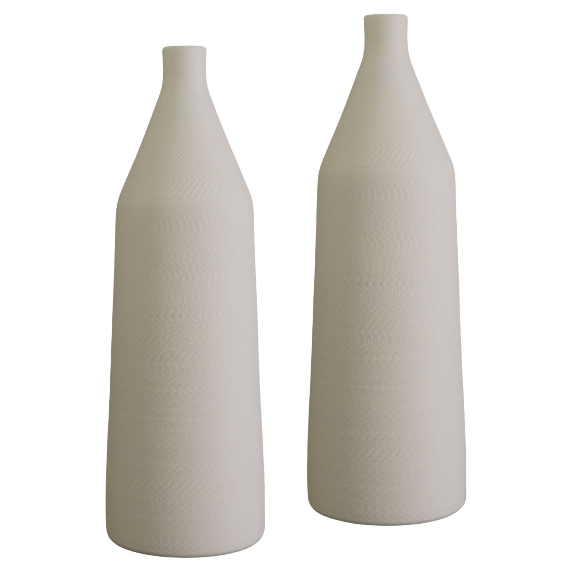 Set of 2 Helice Vase by Studio Cúze