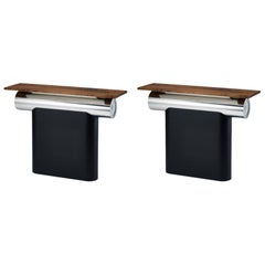 Ensemble de 2 tables consoles Heritage Gwol de Lee Jung Hoon