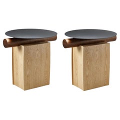 Ensemble de 2 tables rondes Heritage de Lee Jung Hoon