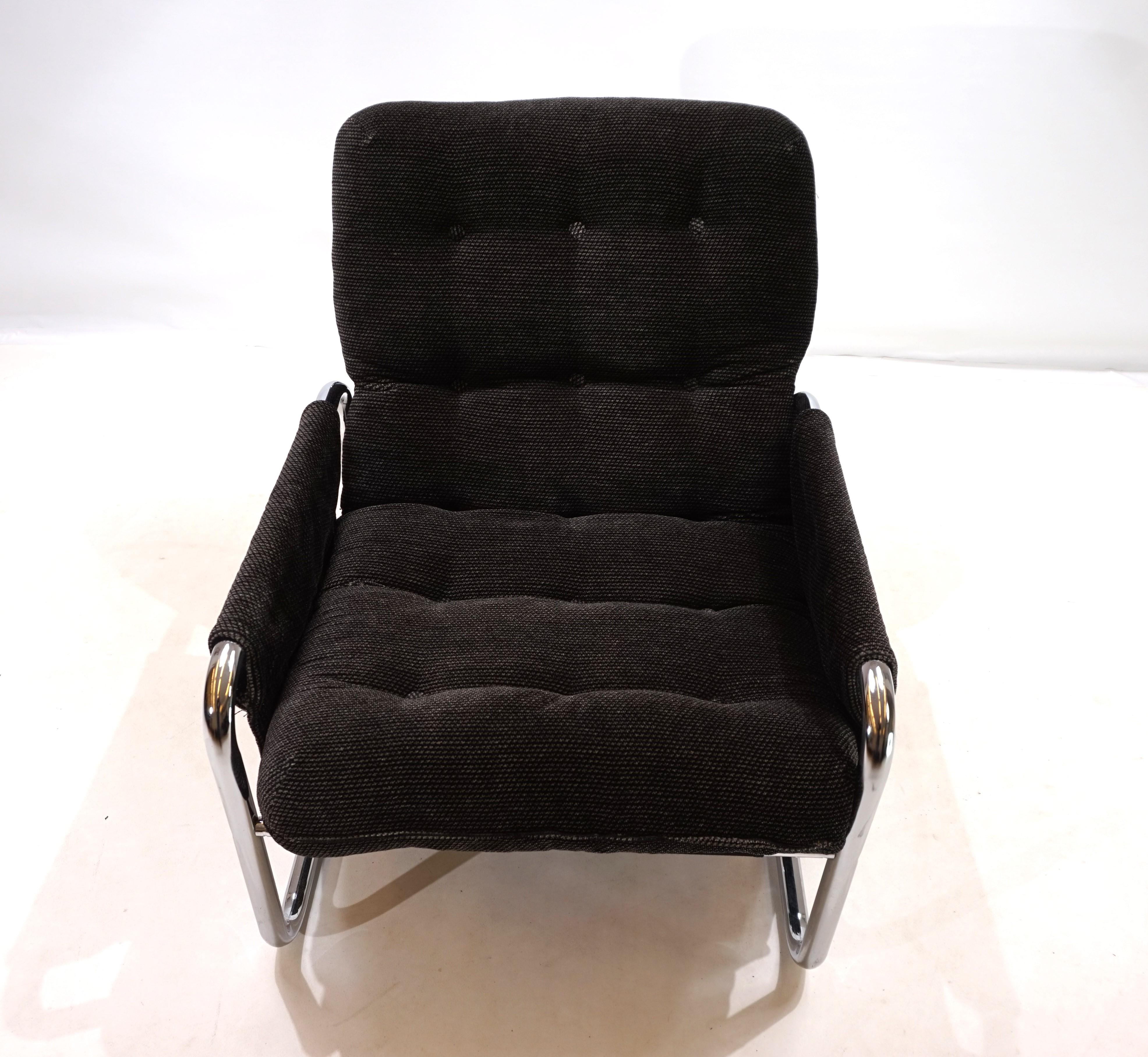 Ensemble de 2 chaises luge chromées Herlag de Johan Bertil Häggström, 1970 4