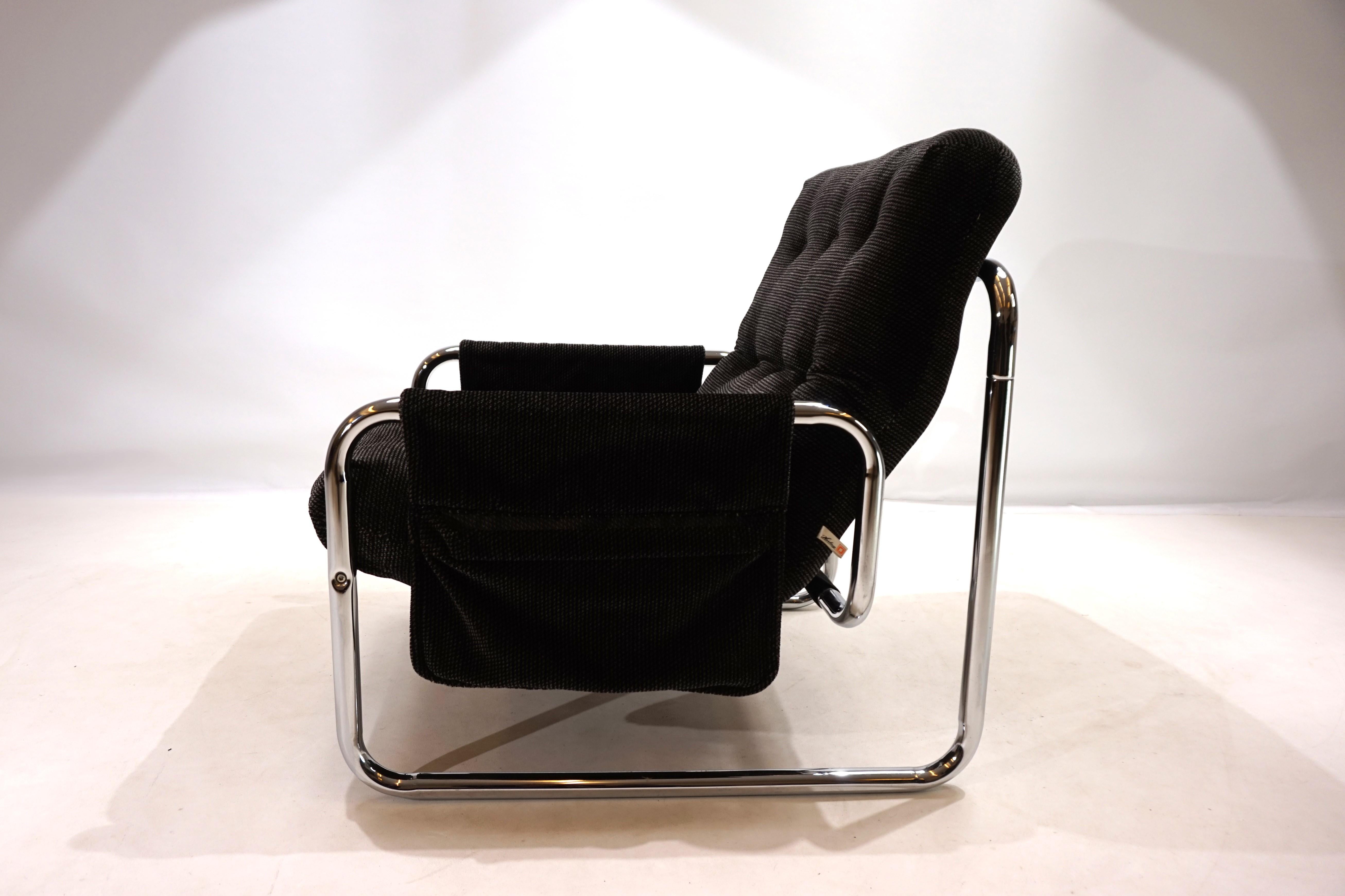 Ensemble de 2 chaises luge chromées Herlag de Johan Bertil Häggström, 1970 11