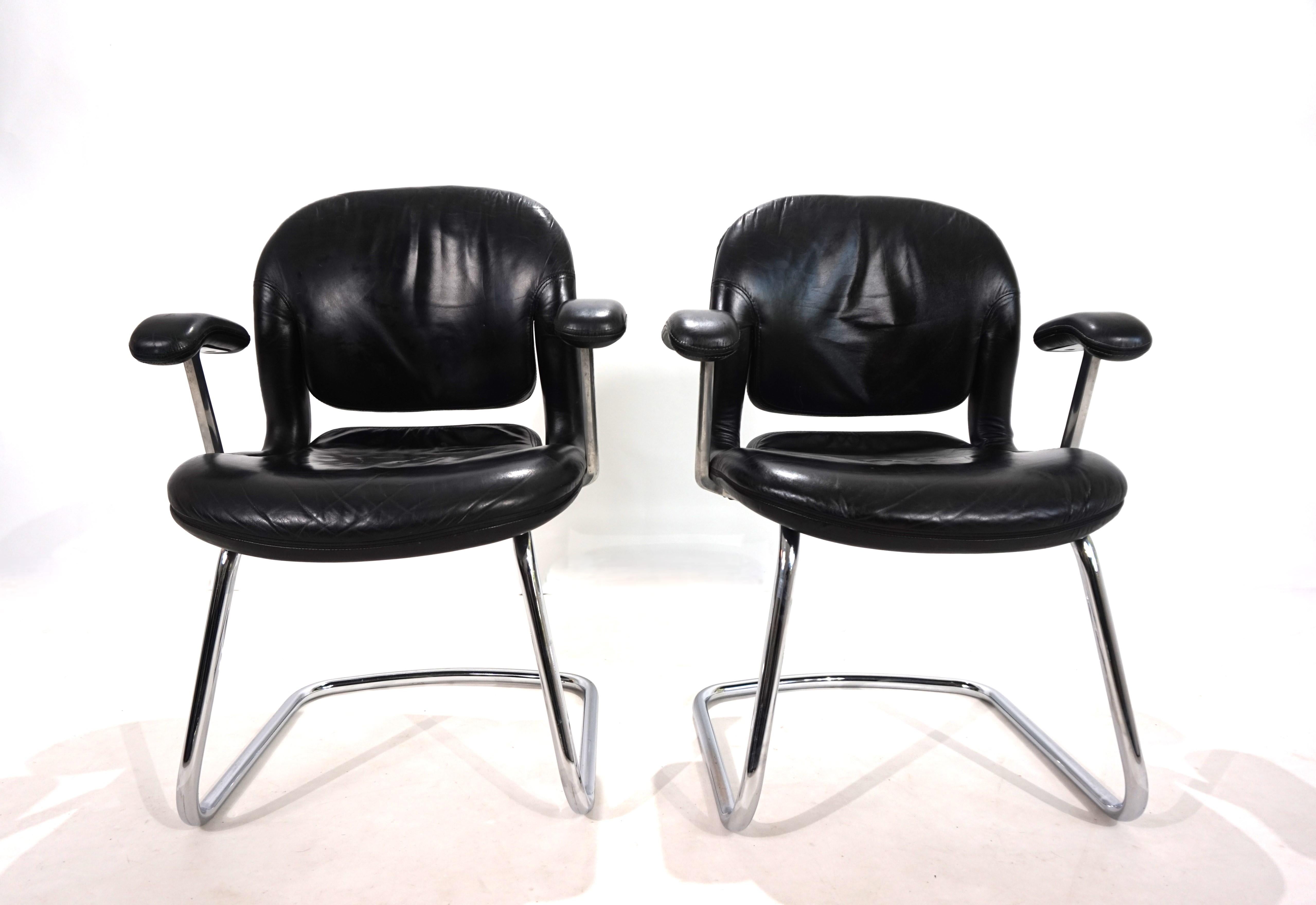 Americano Set di 2 sedie da ufficio/pranzo Herman Miller Equa di B. Stumpf & D. Chadwick in vendita