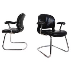 Set of 2 Herman Miller Equa office / dining chairs by B. Stumpf & D. Chadwick