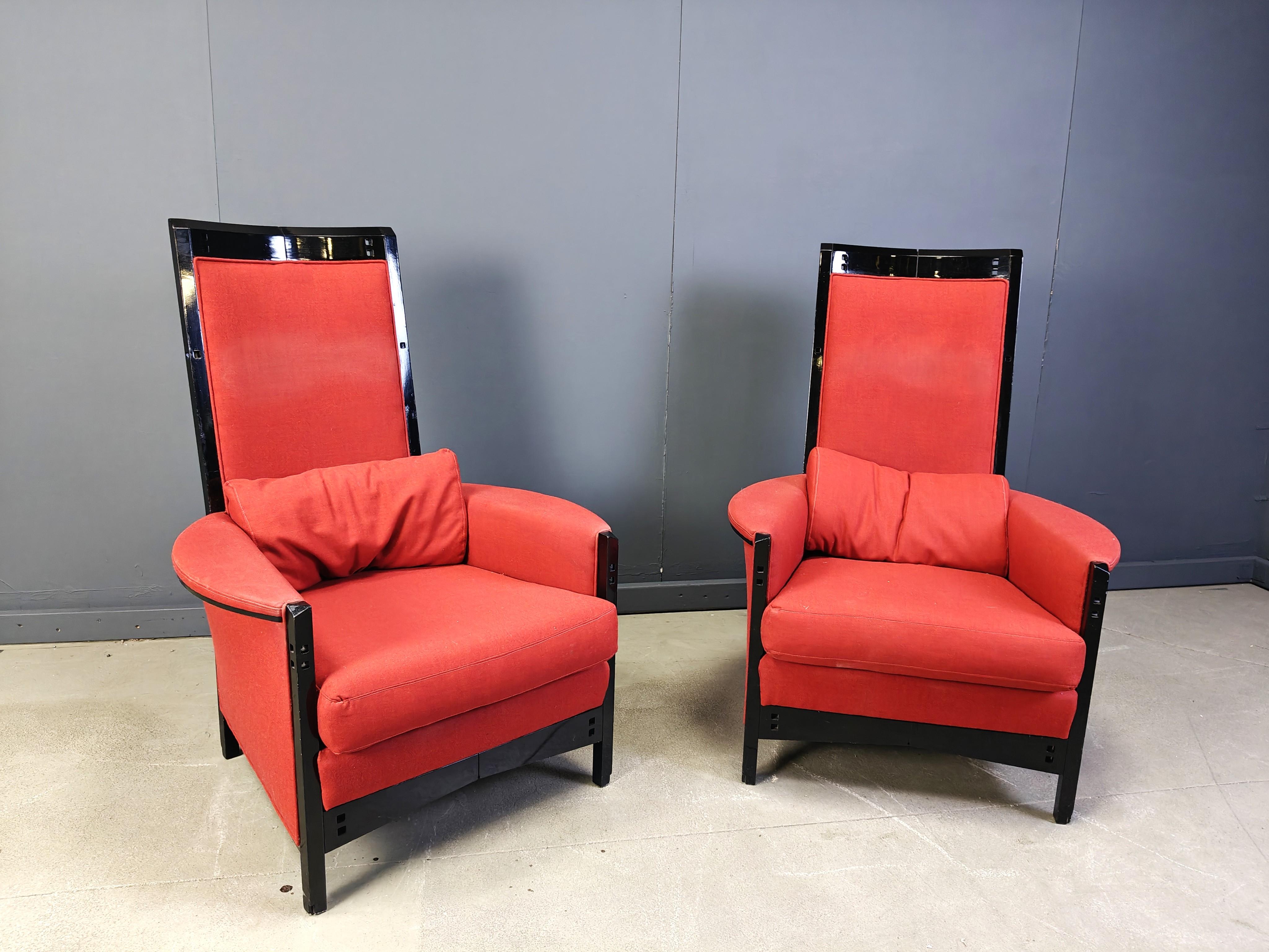 Lot de 2 chaises à accoudoirs 