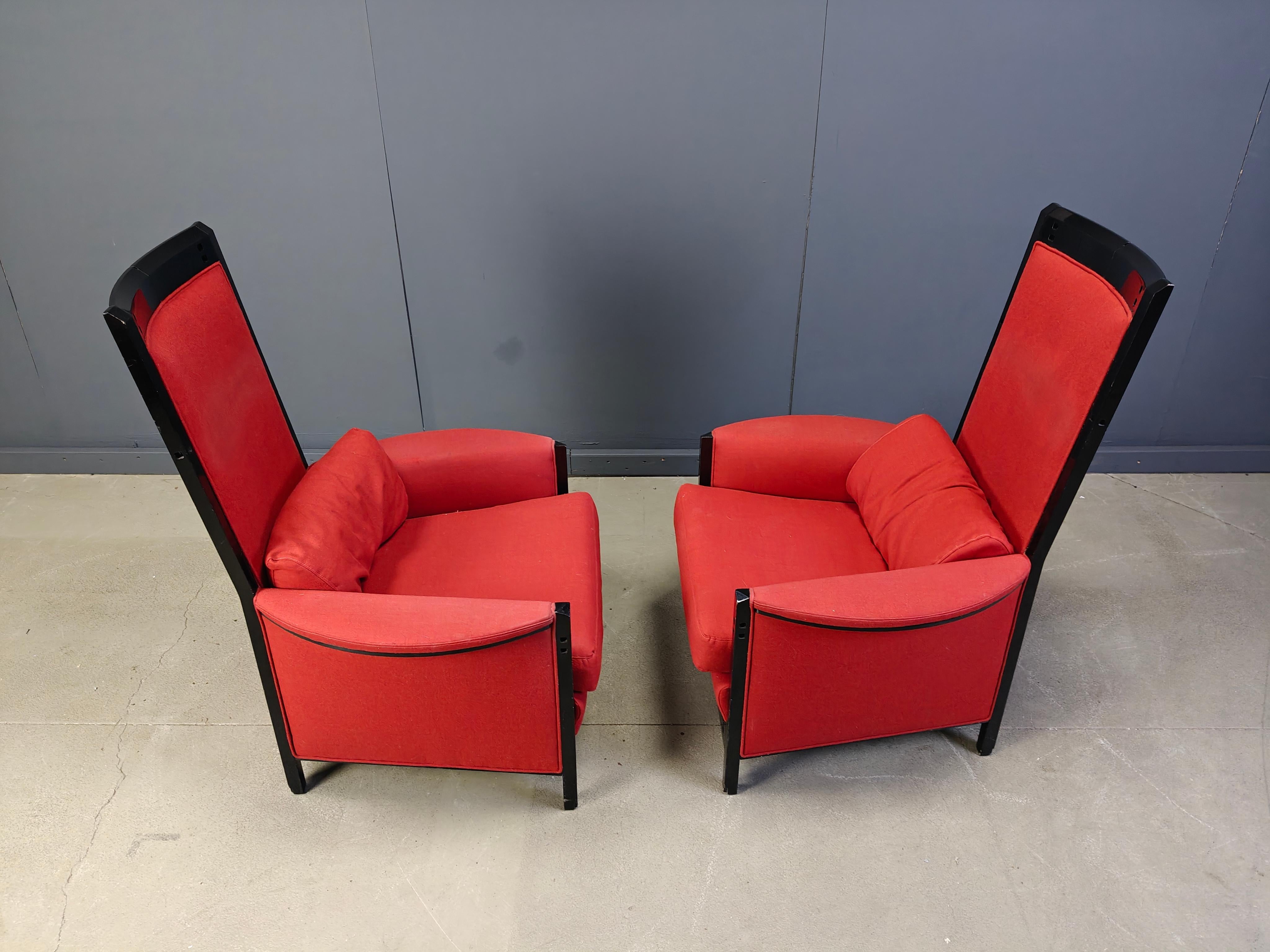 Lot de 2 chaises à accoudoirs 