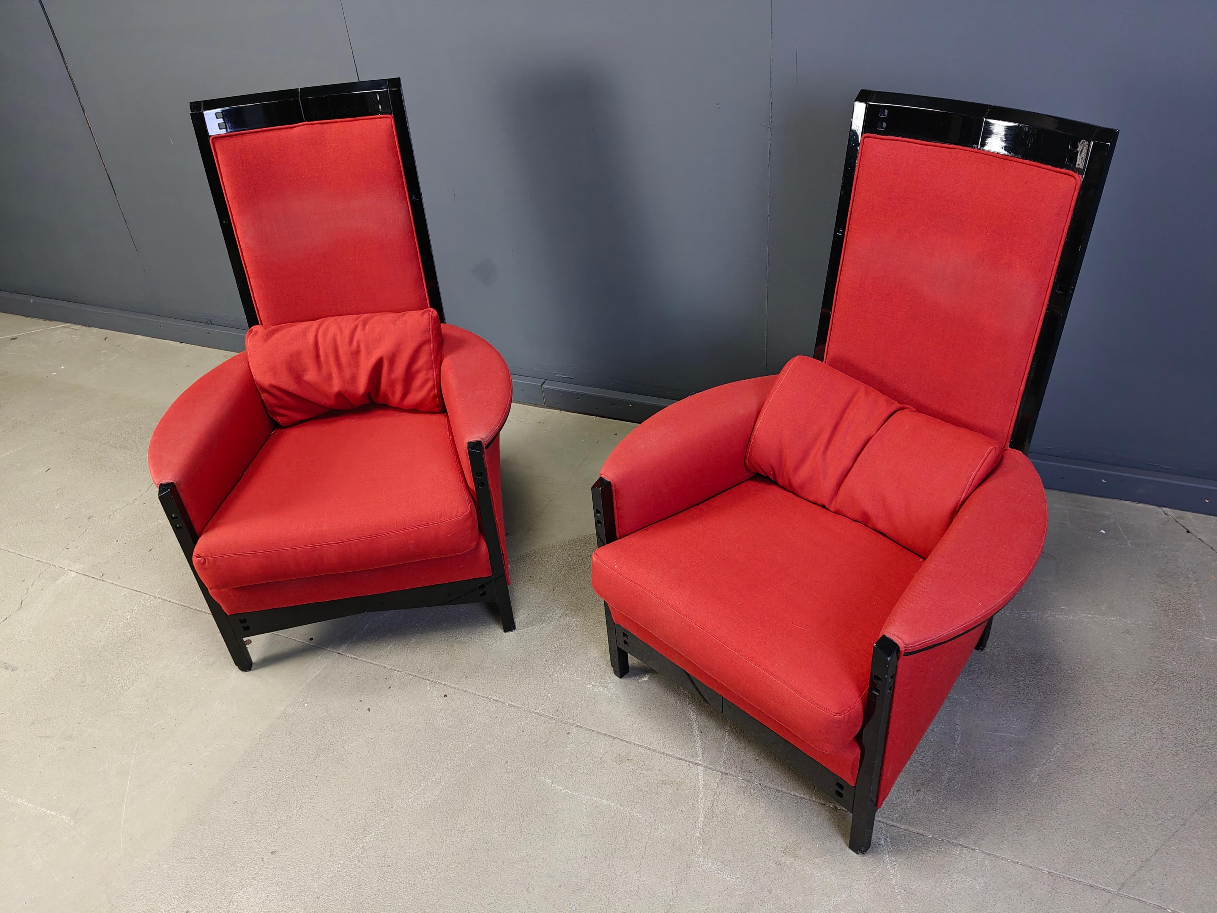 Lot de 2 chaises à accoudoirs 