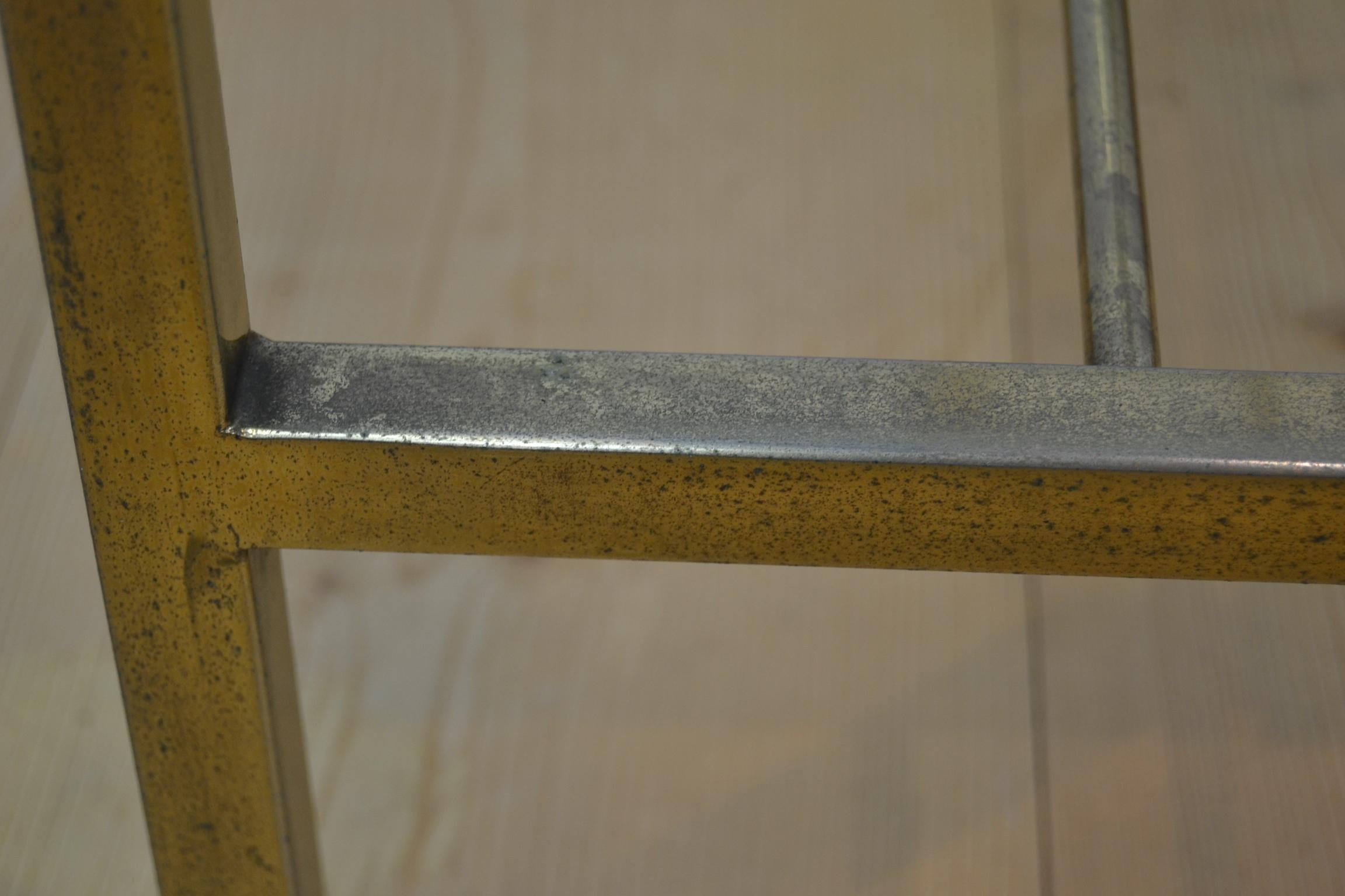 Hollywood Regency Pair of Gild Bar Stools by Belgo Chrome, Belgium, 1970s 9