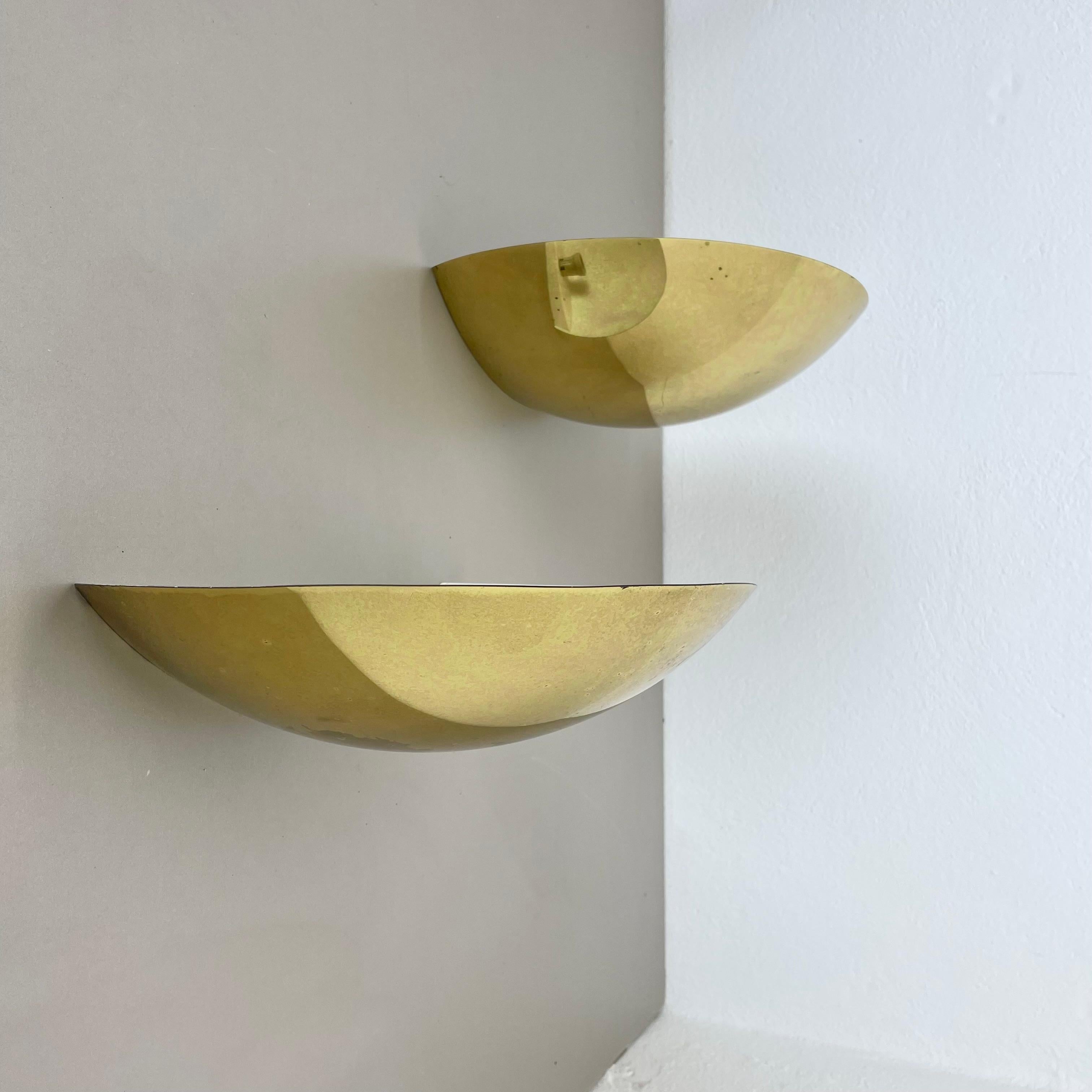 2er-Set Hollywood-Regency-Wandleuchte aus Messing von Kalmar Lights, 1980er Jahre im Angebot 2