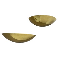 Set of 2 Hollywood Regency Brass Wall Light Made by Kalmar Lights, 1980s