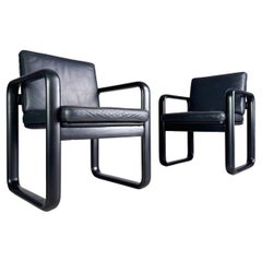 Set of 2 Hombre armchairs Rosenthal chair Burkhard Vogtherr 1970s