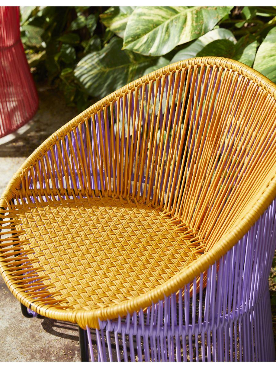 Set of 2 Honey Cartagenas Lounge Chair by Sebastian Herkner For Sale 9