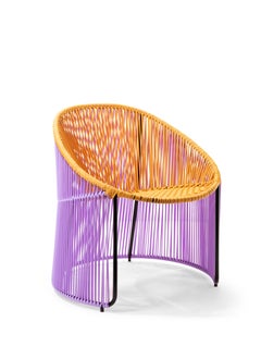 Set of 2 Honey Cartagenas Lounge Chair by Sebastian Herkner